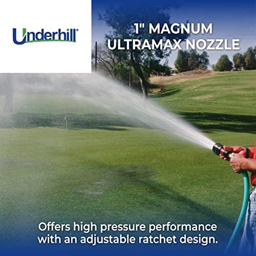Underhill Magnum UltraMax Full Throttle High Flow Garden Water Hose Nozzle, Sprayer, 39-100 GPM 80 PSI, 1-Inch FHT, Jet, Soak, Fan, NG500-SFSH-10 - Image 2