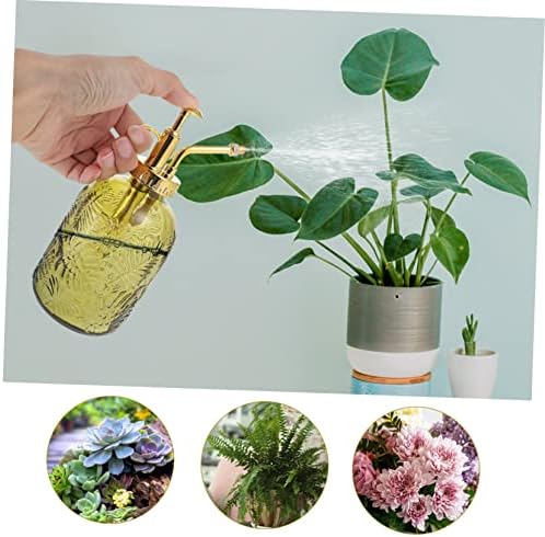 350ml Glass Spray Bottle for Plants Indoor Gardening Watering Can Turtle Back Leaf Pattern Efficient Pump Sprayer for Misting and Hydrating - Image 5