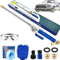 2026 New Jet Nozzle Power Washer For Garden Hose, Heavy-Duty Jet Hose Nozzle High Pressure, Turn Any Hose Into a Power Washer for Gutter Patio Car Pet Window Glass (Blue, Standard) by Unknown