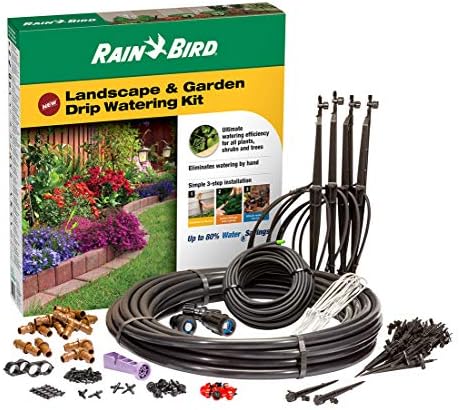 Rain Bird 108-Piece Drip Irrigation Watering Kit with Drippers, Micro-Bubblers, Micro-Sprays and 25 PSI Drip Irrigation Pressure Regulator - Image 2