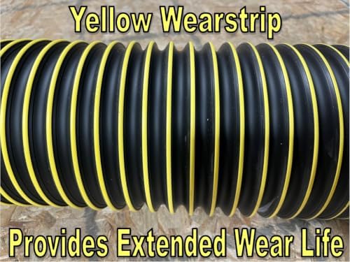 Flexaust T-7W Debris Loader Leaf Vacuum Hose, 10-Inch 10-Foot, Made in USA - Image 4