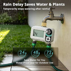 QUOBAS Zero Pressure Water Timer, Brass Sprinkler Timer for Garden Hose - Image 6