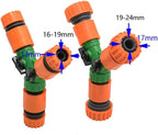 FMURY 1/2" 3/4" 2-Way Tap 16mm 20mm Hose Garden Tap Y Water Splitter Irrigation Tube Splitter 1pcs(1/2) - Image 2
