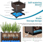 Raised Garden Bed with Legs, 20" Tall Planters for Outdoor Plants 63"Lx16"W - Image 3