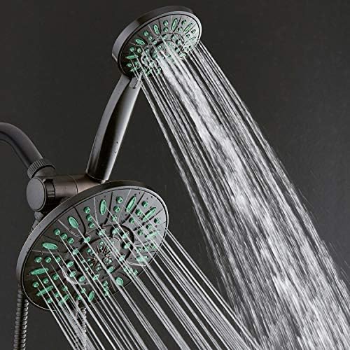 AquaDance Antimicrobial High Pressure 7" Rain & Handheld Shower Head Combo - Image 4