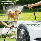 FANHAO Metal Thumb Control Garden Hose Nozzle Heavy Duty, 8 Spray Patterns - Image 6