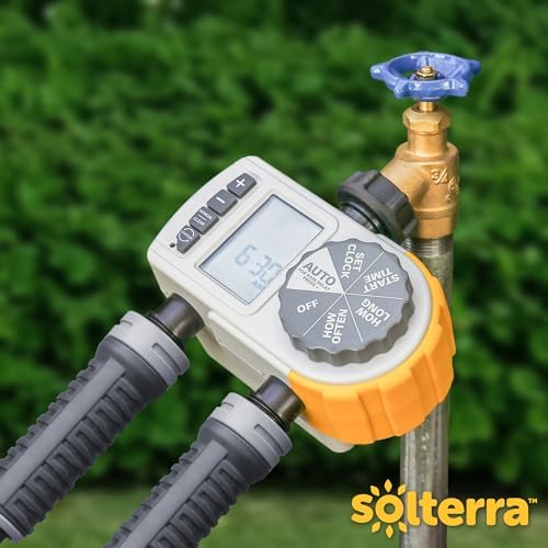 Solterra 28153 Single-Dial Two-Outlet Hose Timer, Gray - Image 6