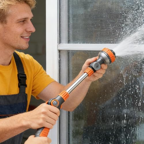 Car Wash Nozzle for Hose 8 Patterns Sprinkler Attachment - Image 3