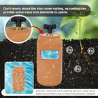 8pcs Ollas Irrigation System 3.1x3.1x6in Irrigation System for Garden Hydroponic Watering System Plant Watering Devices for Garden 17oz Patio and Hanging Baskets Indoor Plant Watering System - Image 6
