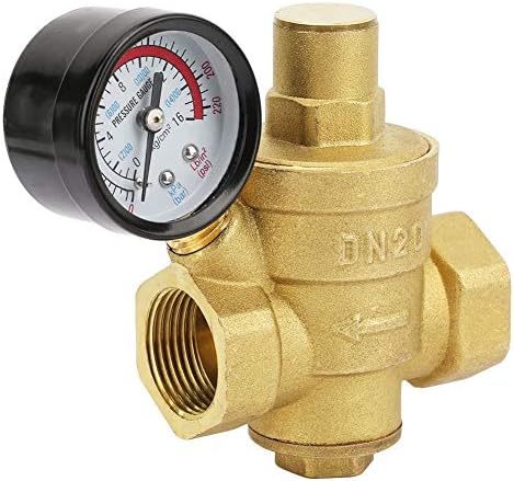 Water Pressure Regulator Brass, Adjustable Brass Water Pressure Regulator, DN20 Water Pressure Regulator for Horizontal Pipes - Image 6