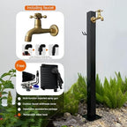 Floor Mounted Faucet Outdoor Water Pipe Vertical Fountain Irrigation Column,Freestanding Outdoor Water Column - Antifreeze Faucet Dispenser, Durable Garden Hydrant Fountain, Floor Mount Tap - Image 6
