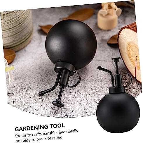 Black Stainless Steel Watering Can 500ml for Flowers and Plants Xmas - Image 7