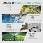 QUOBAS Water Flow Meter with Brass Fittings, Garden Hose Flow Meter for RV - Image 3
