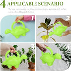 DOITOOL 2pcs Dinosaur Watering Can Set for Indoor Gardening, Small Thickened Large Capacity Plastic Plant Watering Kettle in Green and Blue for Home Flower Care - Image 7