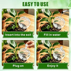 6 Pack 26oz Extra Large Self Watering Globes with 2 Brushes - Image 5