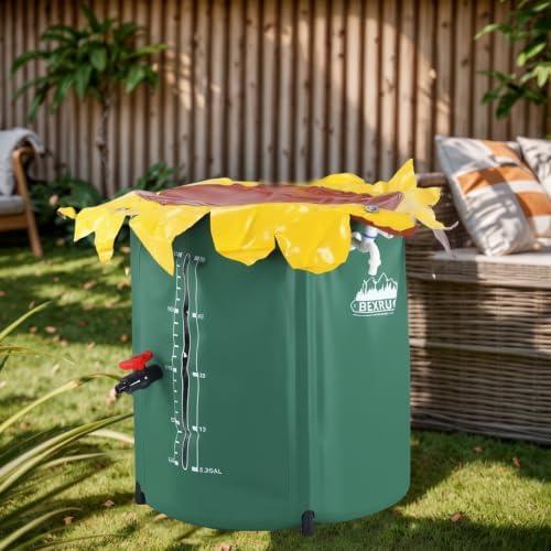 52 Gallon Rain Barrel with Three Spigots PVC Rain Collection System - Image 4