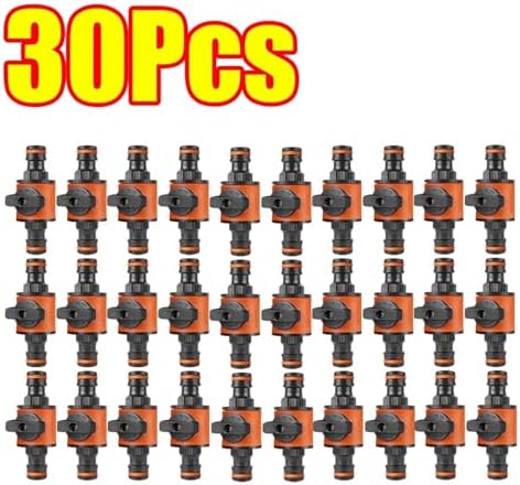 1-30Pcs Garden Hose Shut Off Valve Connectors Tap Pipe Connector System Sprays Sprinklers(30Pcs) - Image 2