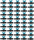 Tnfeeon Accessories Off Valve 20mm Inline Water Control Switch for Garden Drip Irrigation Greenhouse Sprinkler System 50PCS 1/2 Inch Male Thread Irrigation Shut Watering Equipment Nan - Image 6