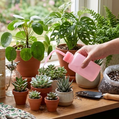 Asixxsix 18PCS Wash Bottle, 150ml LDPE Indoor Plant Watering Can Squeeze Bottle with Narrow Mouth and Scale for Indoor Watering Tools Cleaning Washing - Image 7