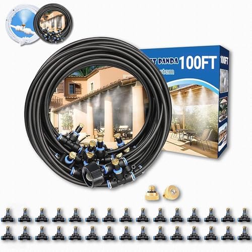 POCKET PANDA Outside Mister for Patio, Outdoor Misting Kit, 100Ft|30M. by POCKETPANDA