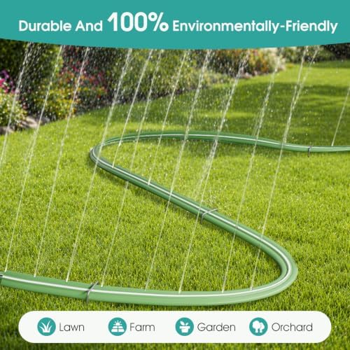 50 FT Soaker Hose for Garden Lawn, Water Saving Sprinkler Hose - Image 7