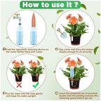 Terracotta Plant Spikes, Self Watering Stakes Automatic Drip Irrigation(8pcs) - Image 5