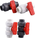 Expandable Garden Hose Repair Kit 15PCS Hose Connector with Double Union Ball Control Red White Valve, Garden Watering Irrigation System Water Pipe Fittings(Inner Dia 40mm) by Unknown