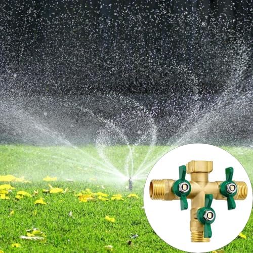 Oxidation-resistant bronze tap divider with fast link irrigation device for outdoor use, pipe shirt connection made of bronze with capacity - Image 3
