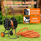 SPECILITE Garden Hose Reel Cart, Fits 75-150 Ft Hose, with Wide Stable Base - Image 5