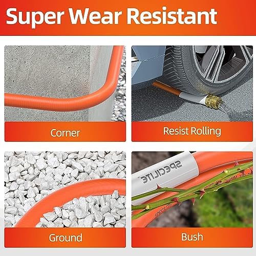 SPECILITE Garden Water Hose 200 ft x 5/8" for yard, Heavy Duty & Flexible - Image 4
