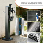 el Garden Water Column 60cm Outdoor Tap Post nd with Faucet & Spray Gun for Efficient Courard Irrigat and Watering (Black) - Image 5