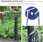 Full Copper Garden Water Column,Frost Free Spigot Unique Carving,Outdoor Hose Extender Garden Watering Tool,Garden Tub Faucet With Hose Holder Freestanding,for Garden Irrigation/Car Wash/Watering Flow - Image 4