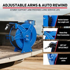 Fuel Hose Reel 3/4" x 50', Spring-Driven Retractable Diesel Reel - Image 5