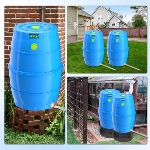 SQUEEZE master 50 Gallon Water Collection Barrel-Drinking Water Storage Barrel with Spigots-Emergency Water Supply System - Image 6