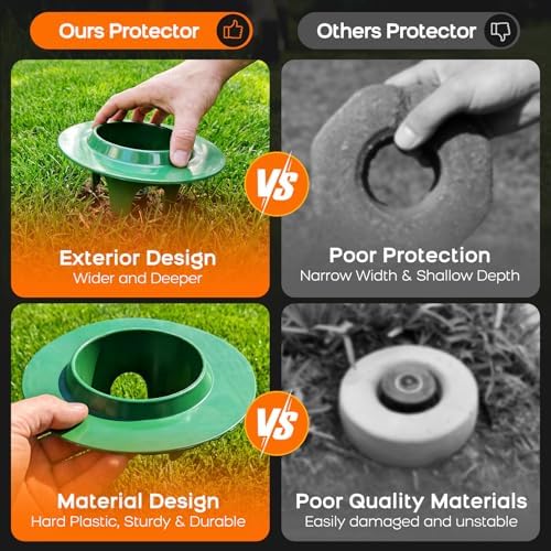 10Pack Sprinkler Head Protector, Cuttable Design, ABS Plash Guard - Image 4