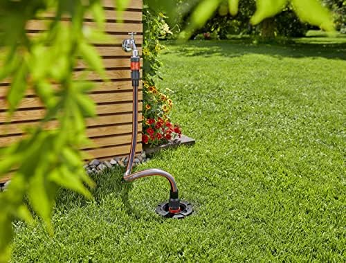 Gardena Sprinkler System Water Plug with 3/4 inch External Thread: Water Intake of The Pipeline System, Integrated Stop Valve, Removable Dirt Filter, Underground Installation (08266-20) - Image 5