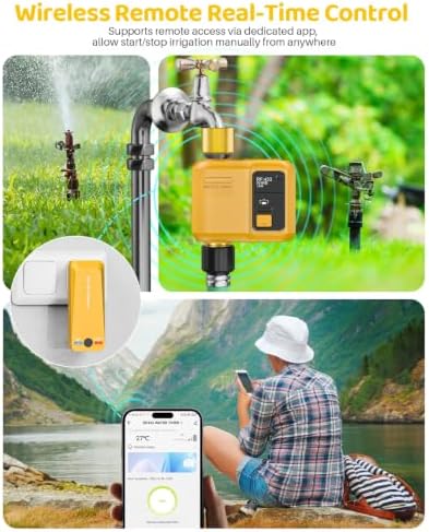 WiFi Water Timer 1 Zone for Garden Hose, Brass I/O - Image 2