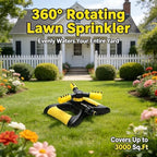 360-Degree Automatic Sprinkler - Adjustable Garden Irrigation Watering System for Lawn Vegetable Flower Bed(3m) - Image 4
