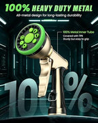Garden Hose Nozzle, Heavy Duty Metal 9 Spray Patterns High Pressure Hose Sprayer - Image 3