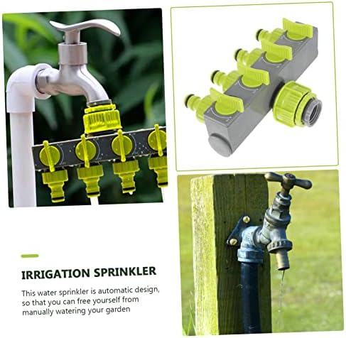 4 Way Garden Hose Splitter Y Adapter with Individual Control - Image 4