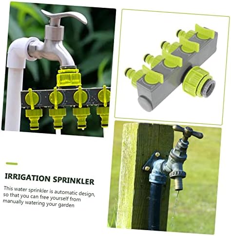 Sosoport 2pcs Garden Hose Adapter Connector Way Hose Splitter Faucet Manifold for - Image 3