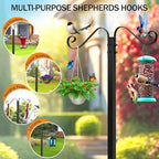 Garden Hose Reel Rack Freestanding Water Hose Hanger Storage with Basket for Patios Gardening Watering Equipment Detachable Stand - Image 4