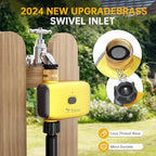 WiFi Sprinkler Timer 2025 WiFi Water Timer for Garden Hose,Brass Inlet Smart Irrigation System for Garden,APP Remote Control via WiFi and Bluetooth,Sprinkler Watering for Lawns, Patios - Image 2