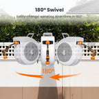Giraffe Tools Retractable Hose Reel 1/2" x 65 ft Wall Mount Auto Rewind - Image 4