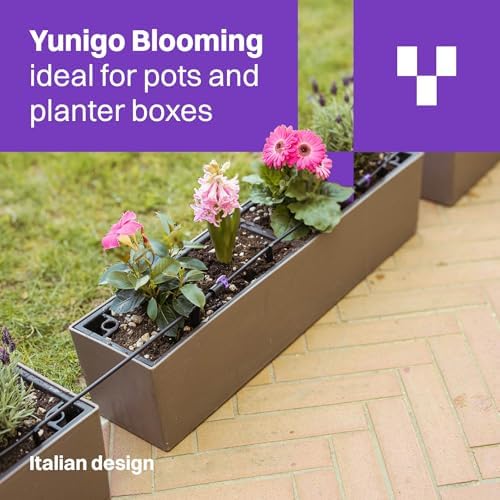 Blooming Micro Drip Irrigation Kit 65 ft – 15-Plant System for Container Gardens & Pots, Adjustable Drippers and Pressure Regulator Included, Easy Tool-Free Setup, UV-Resistant - Image 2