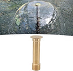 G3/4in 10.4CM Garden Water Hose Nozzle, Adjustable Mushroom Fountain Spout, Brass Bell Fountain Accessories for Garden, Pond - Image 4