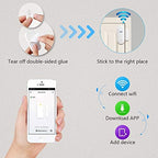4 Pack WiFi Wireless Door Window Sensor,TUYA Smart Alarm with Free Notification APP Control Home Security Alarm System, Compatible with Alexa, Google Home, Siri - Image 6