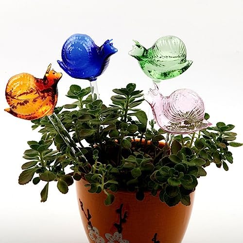 Hemoton 3PCS Plant Watering Globes Glass Self Watering Globes Automatic Watering Device Snail Shaped Water Globes Plant Watering Bulbs for Indoor Outdoor Plants (Random Color) - Image 2