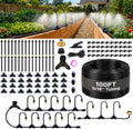 100FT 5/16" Garden Watering Kit with 32 Brass Nozzles & Y Splitter by Unknown