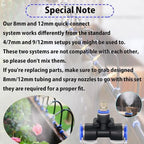 Drip Irrigation Kit with 360 Adjustable Brass Misting Nozzles - Image 2